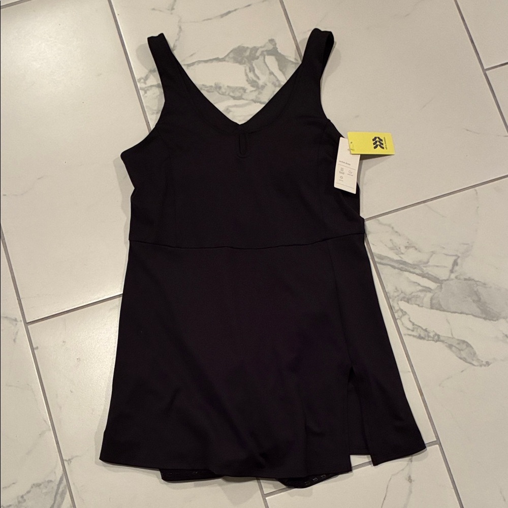 All In Motion Black Women's Knit Slit Active Dress Size XL - Picture 6 of 14